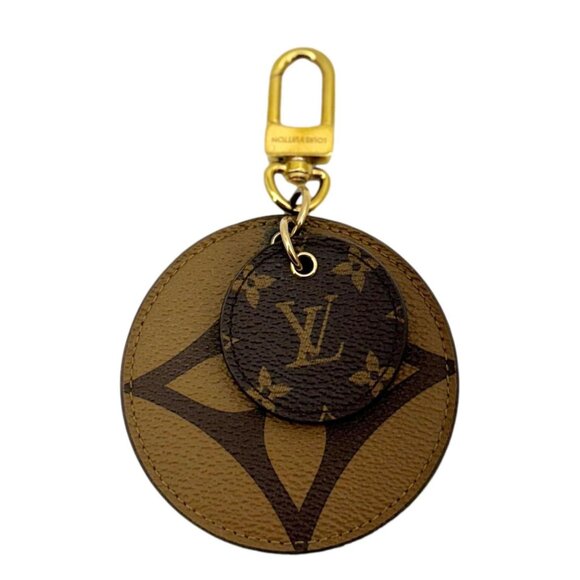 Louis Vuitton Accessories - Louis Vuitton  Reverse Monogram Canvas Round Charm Key Holder Brown